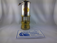 Grubenlampe Messing/Stahl
