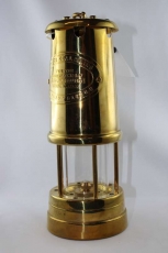 Grubenlampe Messing, 23 cm